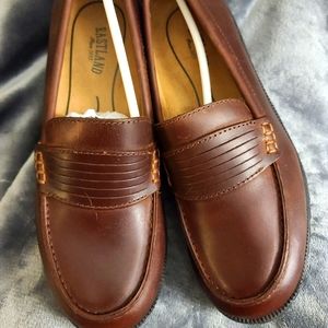 Eastland Newbury Brown  Leather Penny Loafers 7.5